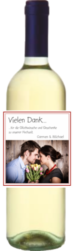 Eigenetikett - Deutscher Weißwein 2021 halbtrocken, Weingut Flick - Rheinhessen 0,75l