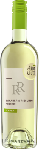 Alde Gott "RR" RIVANER & RIESLING 2021 Qualitätswein trocken 0,75l