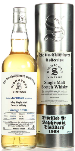Laphroaig Vintage 1998 13 Years Signatory Islay Single Malt Scotch Whisky 0,7   46 Vol. %