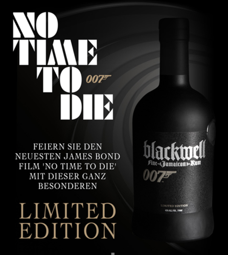 Blackwell Jamaica Rum Limited Edition 007 No time to die 43 % 0,7 l