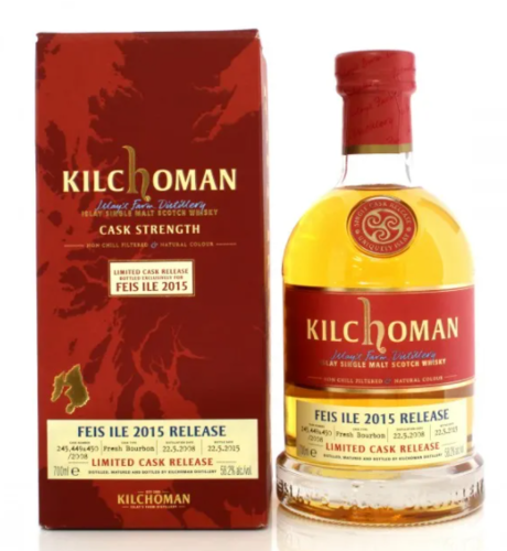 Kilchoman  Feis ile 2015- Islay's Farm Distillery Single Malt  58,2 % Vol.Whisky 0,7 l