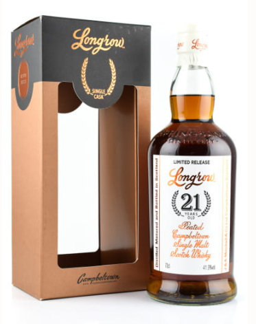 Longrow 21 Jahre 41,9 % Vol.  Single Campbeltown Malt Whisky 0,7 l Release 2022